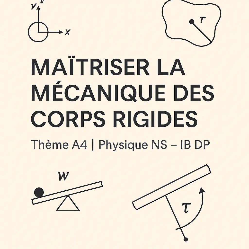 La mécanique des corps rigides – Thème A4 | Physique NS – IB DP