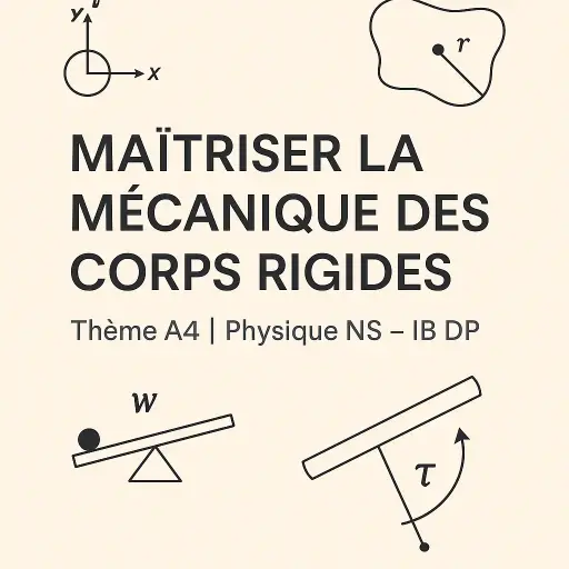 La mécanique des corps rigides – Thème A4 | Physique NS – IB DP